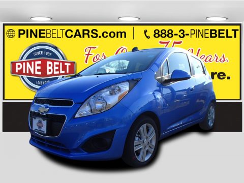 Denim Chevrolet Spark LS.  Click to enlarge.