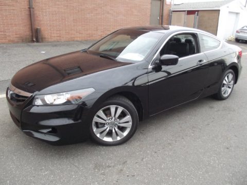 Crystal Black Pearl Honda Accord EX-L Coupe.  Click to enlarge.