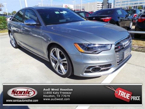 Quartz Gray Metallic Audi S6 4.0 TFSI quattro Sedan.  Click to enlarge.