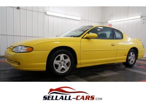 Competition Yellow Chevrolet Monte Carlo SS.  Click to enlarge.