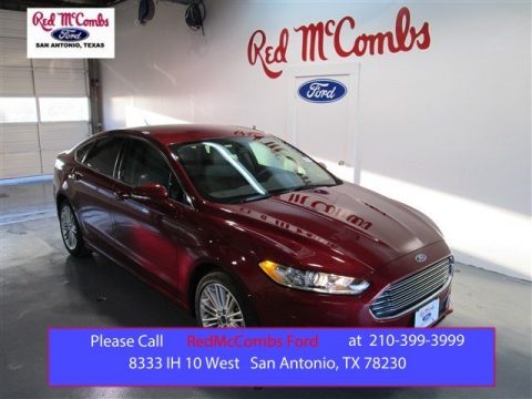 Ruby Red Metallic Ford Fusion SE.  Click to enlarge.