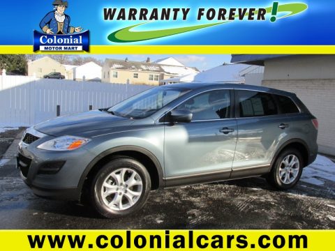 Dolphin Gray Mica Mazda CX-9 Touring AWD.  Click to enlarge.