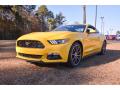 Front 3/4 View of 2015 Ford Mustang EcoBoost Coupe #1
