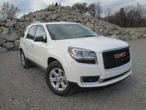 Summit White GMC Acadia SLE.  Click to enlarge.