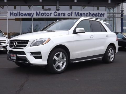Polar White Mercedes-Benz ML 400 4Matic.  Click to enlarge.