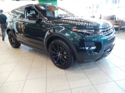 Aintree Green Metallic Land Rover Range Rover Evoque Dynamic.  Click to enlarge.