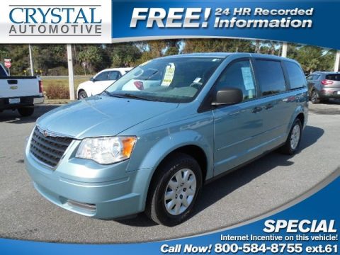 Clearwater Blue Pearlcoat Chrysler Town & Country LX.  Click to enlarge.