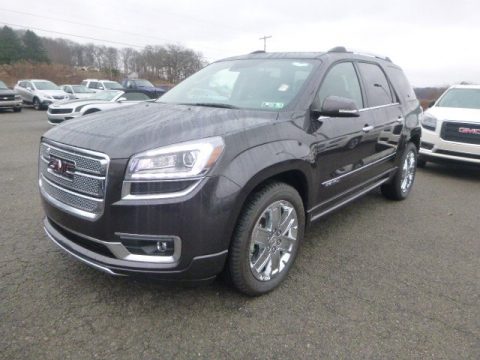 Carbon Black Metallic GMC Acadia Denali AWD.  Click to enlarge.