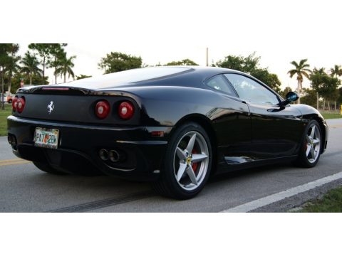 Nero Daytona (Black Metallic) Ferrari 360 Modena.  Click to enlarge.