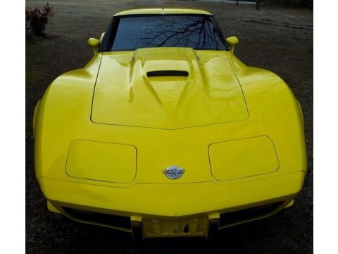 Corvette Yellow Chevrolet Corvette Coupe.  Click to enlarge.