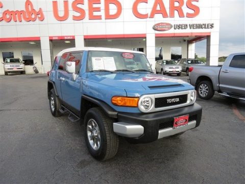 Cavalry Blue Toyota FJ Cruiser 4WD.  Click to enlarge.