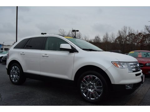 White Suede Ford Edge Limited.  Click to enlarge.