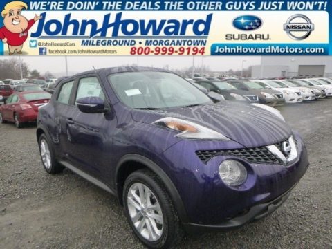 Cosmic Blue Nissan Juke S AWD.  Click to enlarge.