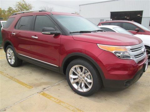 Ruby Red Ford Explorer XLT.  Click to enlarge.