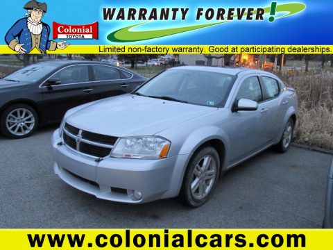 Bright Silver Metallic Dodge Avenger R/T.  Click to enlarge.