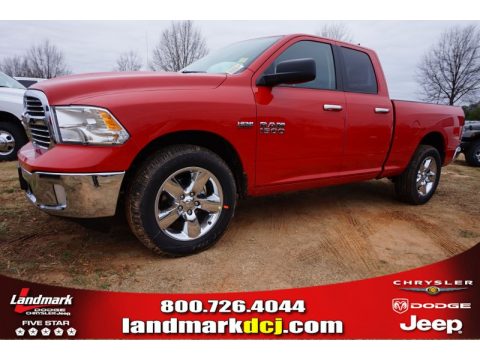 Flame Red Ram 1500 Big Horn Quad Cab.  Click to enlarge.