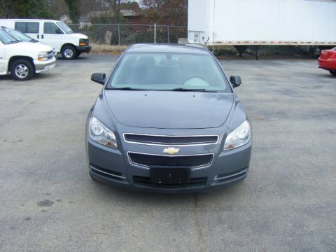 Dark Gray Metallic Chevrolet Malibu LS Sedan.  Click to enlarge.
