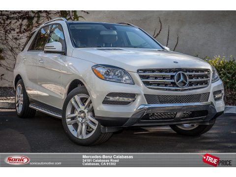 designo Diamond White Metallic Mercedes-Benz ML 350.  Click to enlarge.