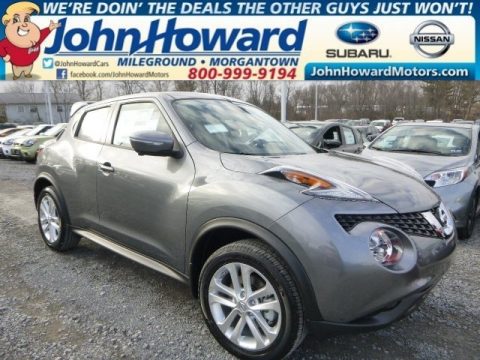 Gun Metallic Nissan Juke SV AWD. Click to enlarge. Gun Metallic Nissan Juke SV AWD. Click to enlarge.
