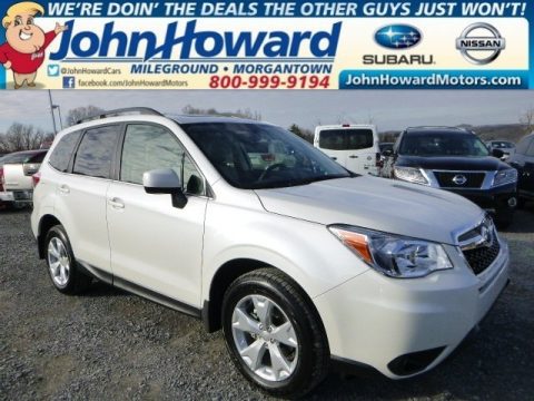 Satin White Pearl Subaru Forester 2.5i Limited. Click to enlarge. Satin White Pearl Subaru Forester 2.5i Limited. Click to enlarge.