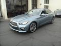 Front 3/4 View of 2014 Infiniti Q 50S 3.7 #1