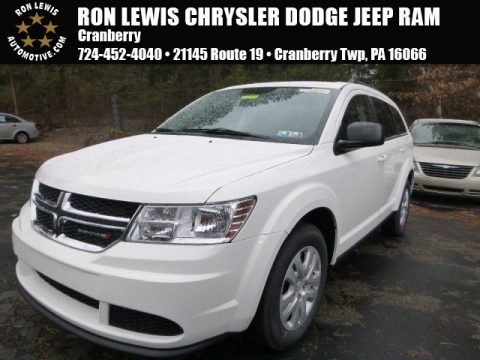 White Dodge Journey SE AWD.  Click to enlarge.