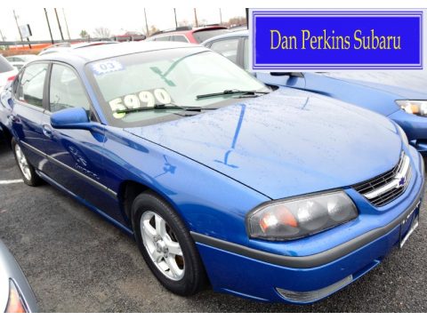 Superior Blue Metallic Chevrolet Impala LS.  Click to enlarge.