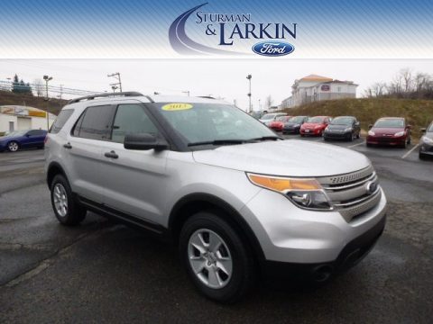 Ingot Silver Metallic Ford Explorer 4WD.  Click to enlarge.