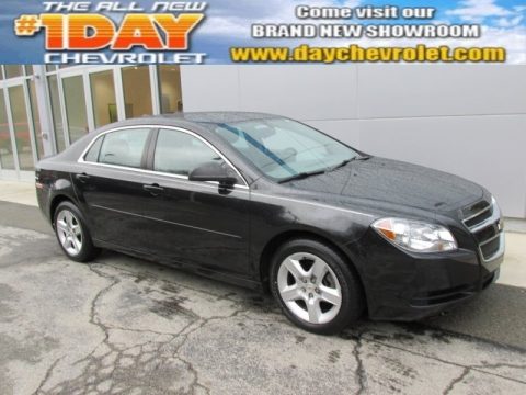 Black Granite Metallic Chevrolet Malibu LS.  Click to enlarge.