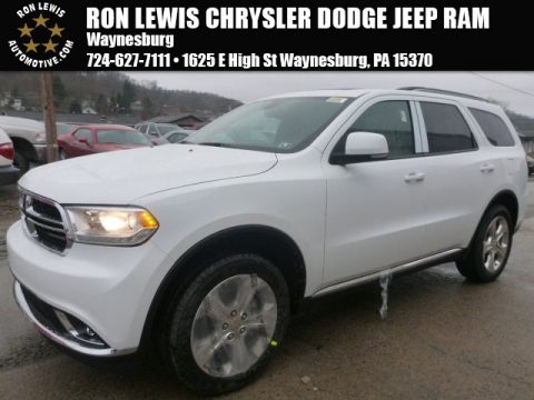 Bright White Dodge Durango Limited AWD.  Click to enlarge.