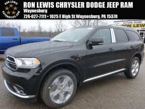 Brilliant Black Crystal Pearl Dodge Durango Limited.  Click to enlarge.