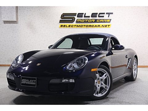 Midnight Blue Metallic Porsche Boxster .  Click to enlarge.