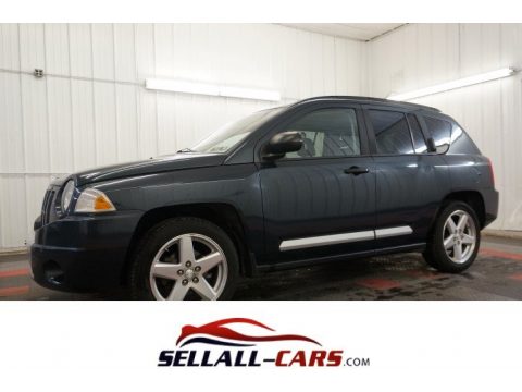Steel Blue Metallic Jeep Compass Limited 4x4.  Click to enlarge.