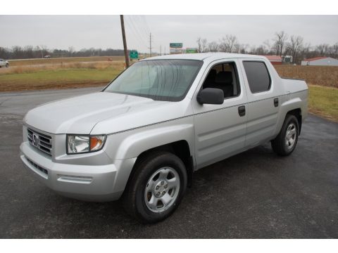 Billet Silver Metallic Honda Ridgeline RT.  Click to enlarge.