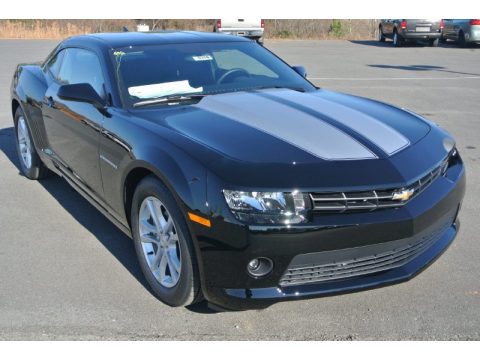 Black Chevrolet Camaro LT Coupe.  Click to enlarge.