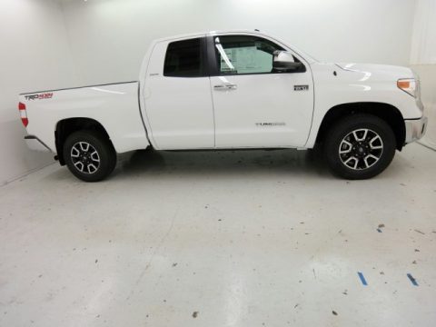 Super White Toyota Tundra Limited Double Cab 4x4.  Click to enlarge.