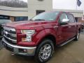 Front 3/4 View of 2015 Ford F150 Lariat SuperCrew 4x4 #4