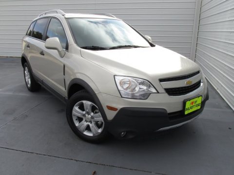 Champagne Silver Metallic Chevrolet Captiva Sport LS.  Click to enlarge.