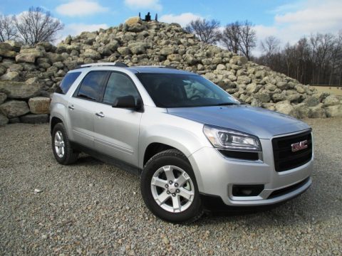 Quicksilver Metallic GMC Acadia SLE AWD.  Click to enlarge.