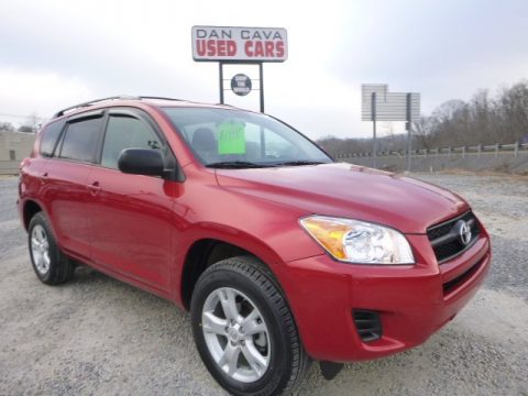 Barcelona Red Metallic Toyota RAV4 I4 4WD.  Click to enlarge.