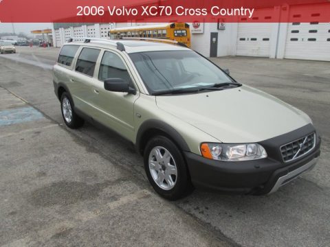 Lunar Gold Metallic Volvo XC70 AWD.  Click to enlarge.