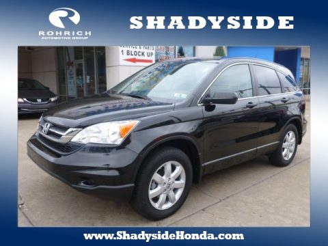 Crystal Black Pearl Honda CR-V SE 4WD.  Click to enlarge.