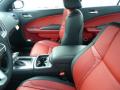  2015 Dodge Charger Black/Ruby Red Interior #3