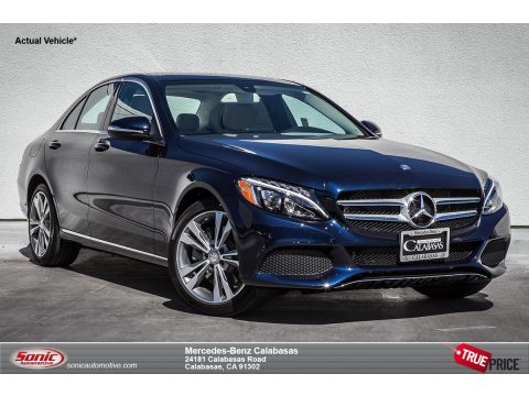 Lunar Blue Metallic Mercedes-Benz C 300 4Matic.  Click to enlarge.